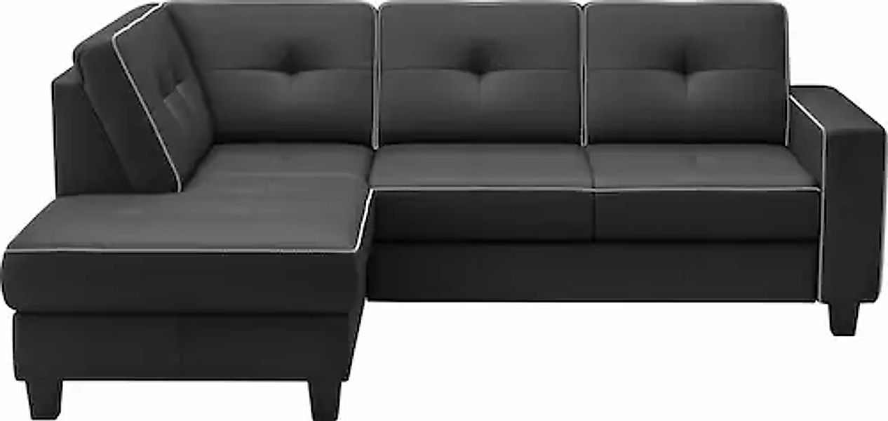 Places of Style Ecksofa »Varese«, wahlweise mit Bettfunktion und Bettkasten günstig online kaufen