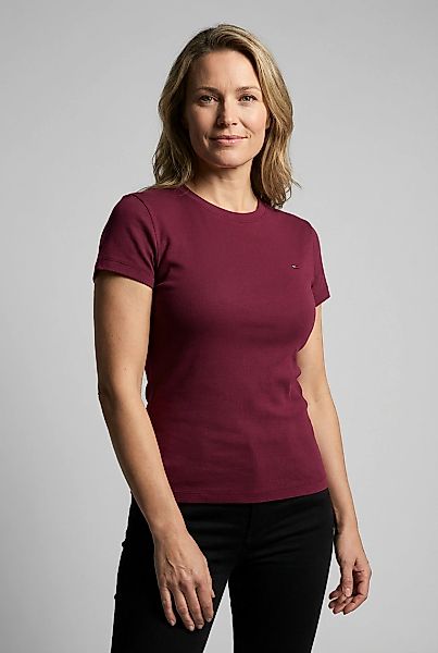 Tommy Jeans Kurzarmshirt "TJW SLIM C-NECK TEE" mit Logo-Stickerei günstig online kaufen