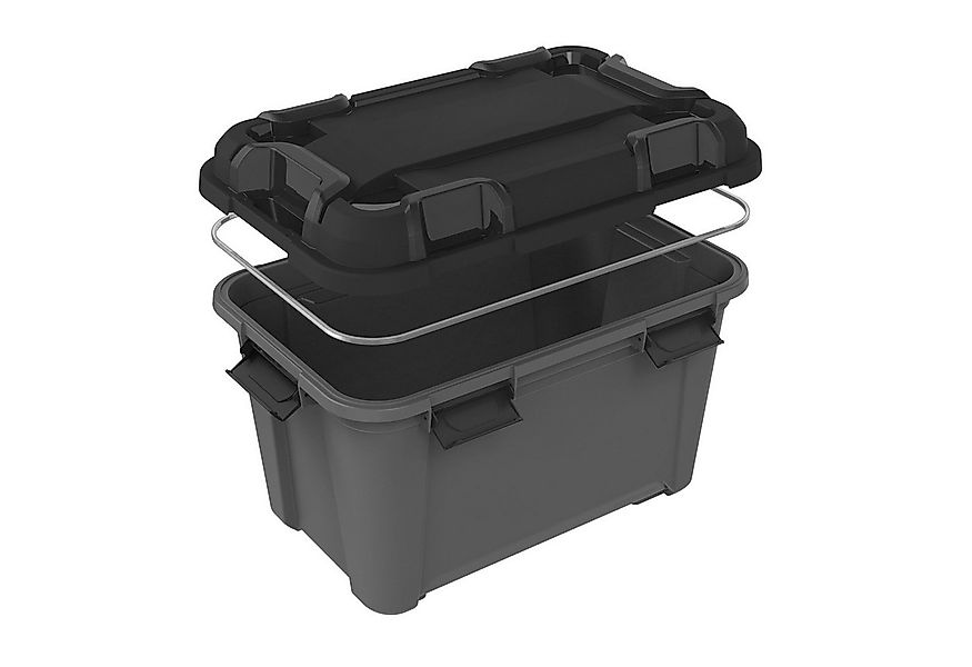 Kreher Aufbewahrungsbox 'Bunker' aus Kunststoff, wasserdicht & stapelbar, S günstig online kaufen