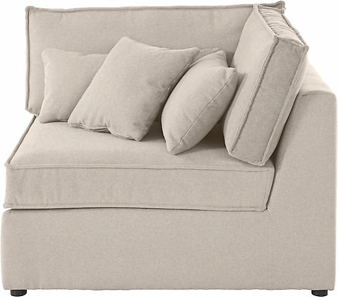 OTTO home Sofa-Eckelement »Florid« Teil eines Modulsofas, fester Sitzkomfor günstig online kaufen