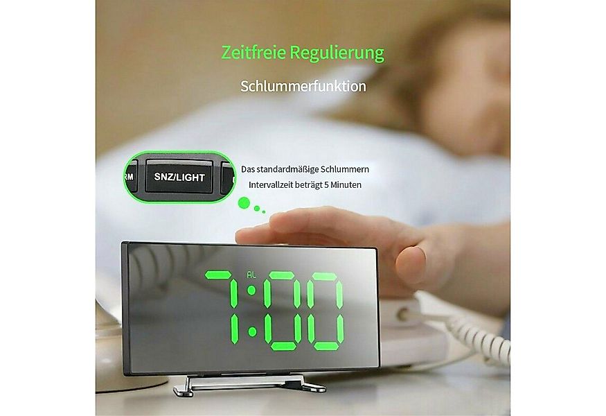 autolock Wecker Wecker LED-Digitaler Wecker,Snooze, LED-Display,Tischuhr günstig online kaufen