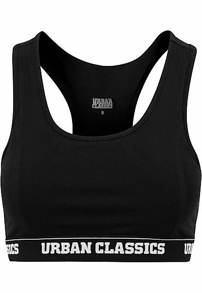 URBAN CLASSICS Kurzarmshirt "Urban Classics Damen Ladies Logo Bra", (1 tlg. günstig online kaufen