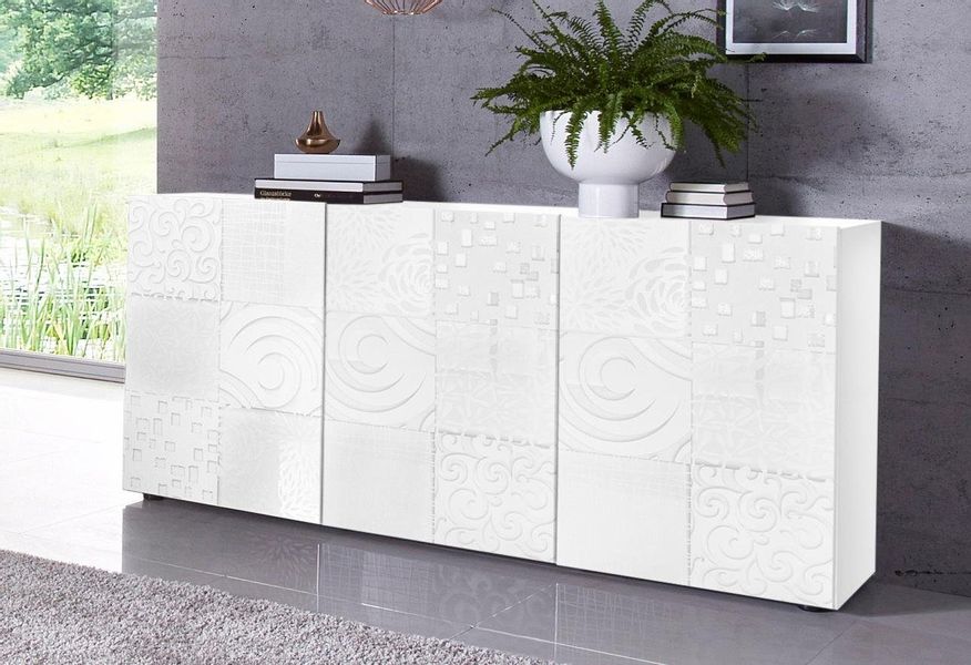 INOSIGN Sideboard "Miro" Breite 181 cm mit dekorativem Siebdruck günstig online kaufen