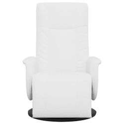 vidaXL Sessel Relaxsessel mit Fußteil Weiß günstig online kaufen