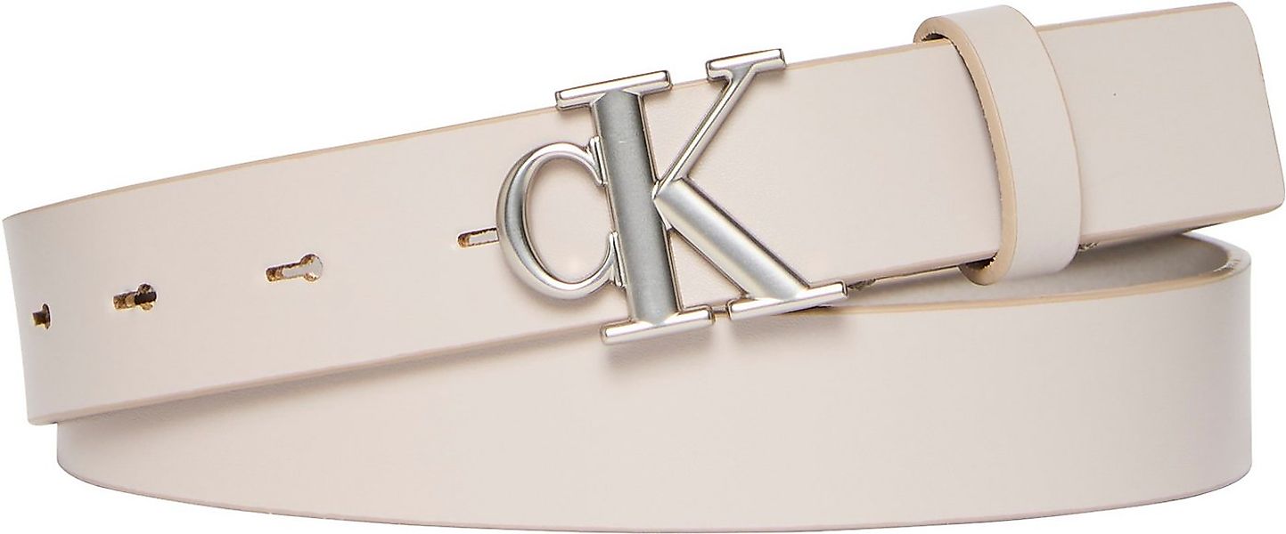 Calvin Klein Jeans Ledergürtel Monogram Plaque Buckle 25MM günstig online kaufen