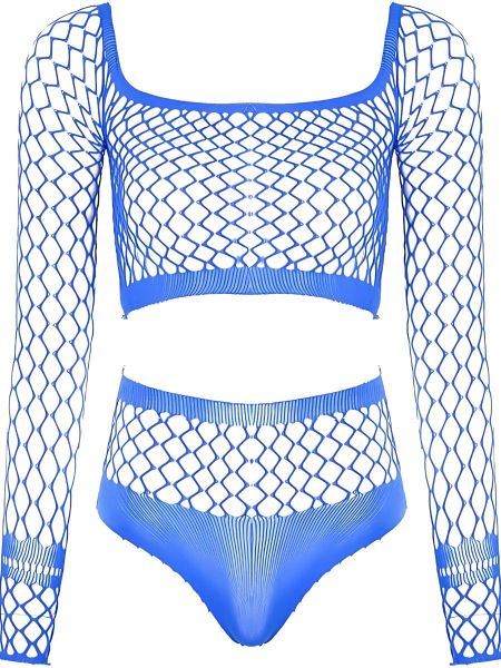 Elegant Love Set: Tanktop Fischnetz-Dessous, Sexy günstig online kaufen