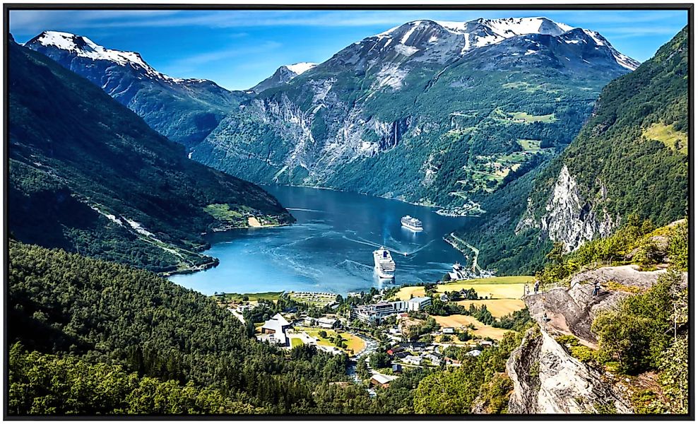 Papermoon Infrarotheizung »Landschaft mit Bergen« günstig online kaufen
