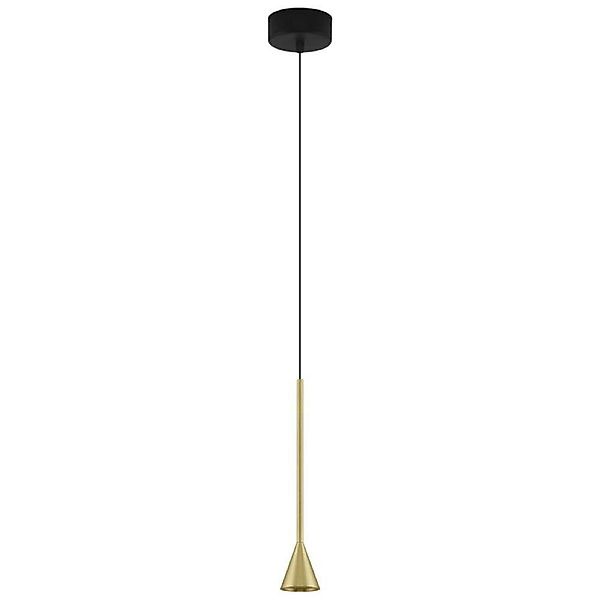 LED Pendelleuchte Net in Gold und Schwarz 6W 262lm günstig online kaufen