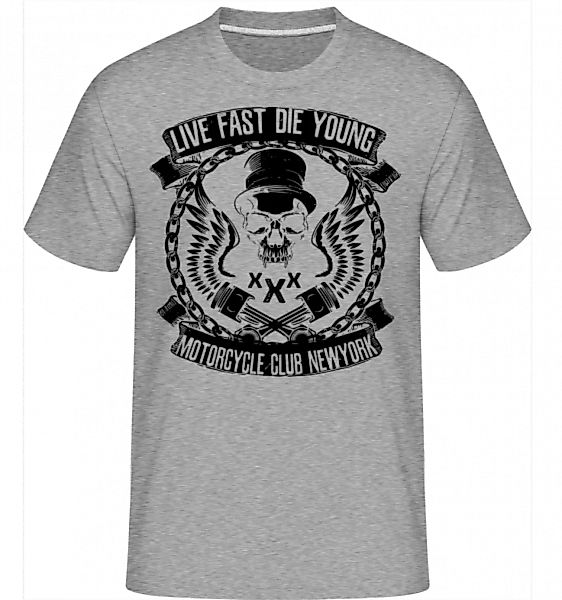 Live Fast Die Young Skull · Shirtinator Männer T-Shirt günstig online kaufen