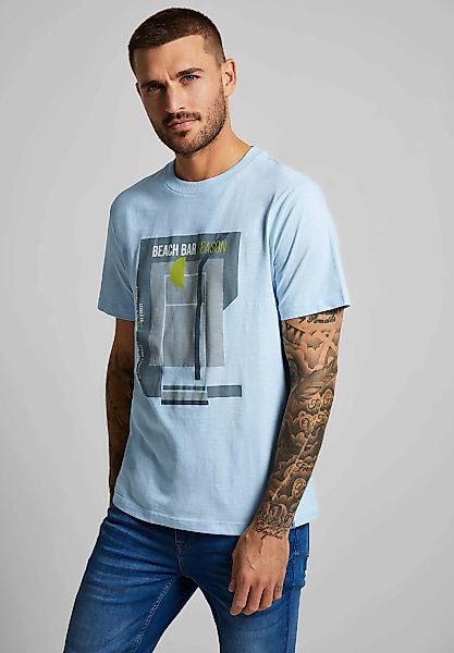 STREET ONE MEN T-Shirt, mit Flammgarn günstig online kaufen