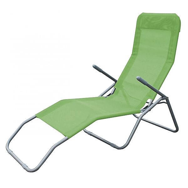 Lex Siestaliege Kippliege Sonnenliege Strandliege Gartenliege Klappbar Lime günstig online kaufen