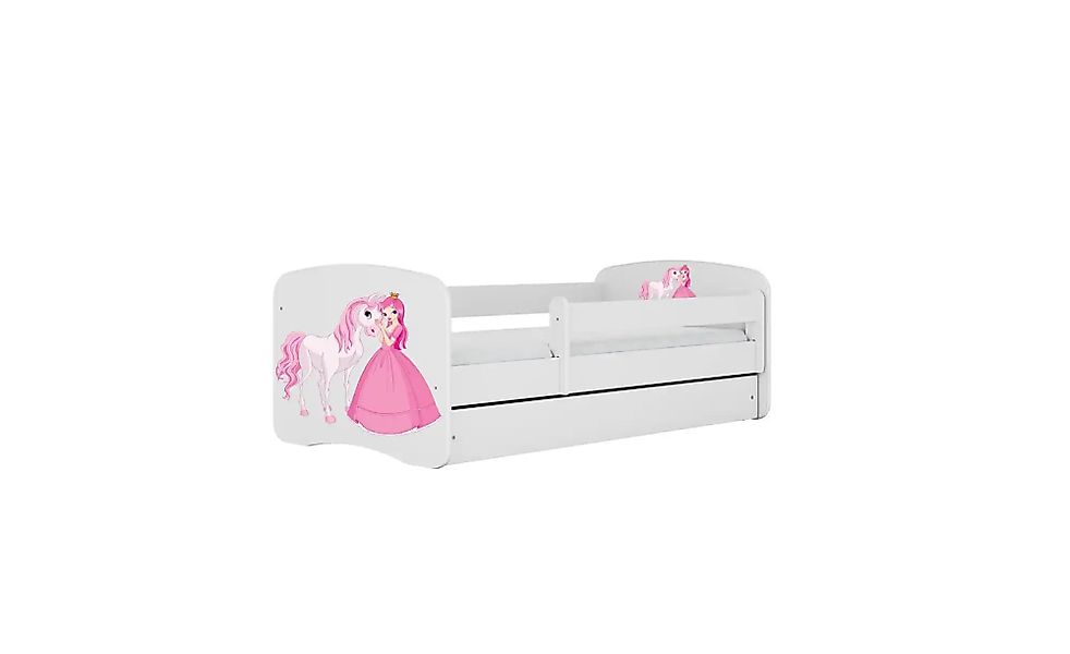 Bett  Prinzessin mit Pferd ¦ weiß ¦ Maße (cm): B: 184 H: 61 Betten > Bettge günstig online kaufen