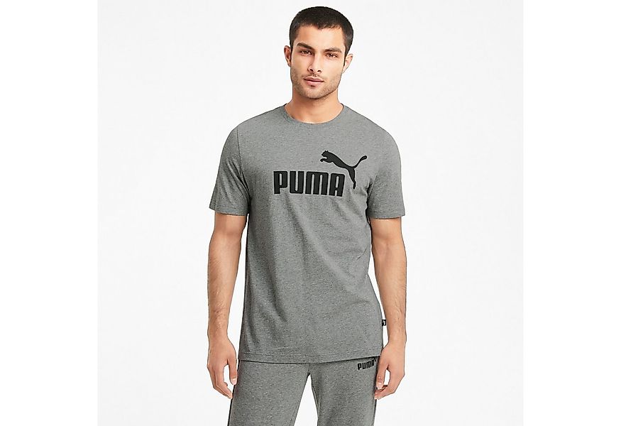 PUMA T-Shirt ESS LOGO TEE sportlicher Stil, Kurzarmdesign, aus Baumwolle günstig online kaufen