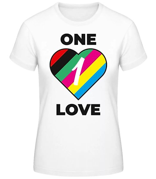 One Love · Frauen Basic T-Shirt günstig online kaufen