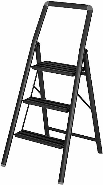 WENKO Trittleiter "Modell Alu-Compact, Klapptritt" 1 Stk. tlg. leichte, mit günstig online kaufen