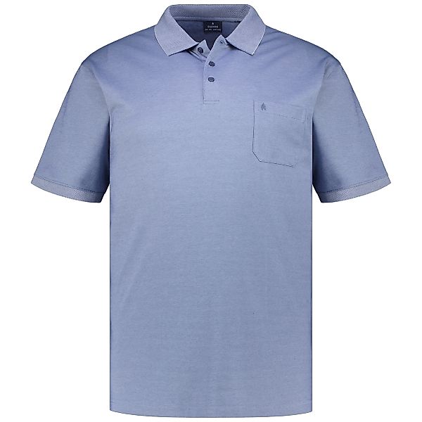 RAGMAN Poloshirt mit Pima-Baumwolle Farbe graublau Größe: 3XL günstig online kaufen