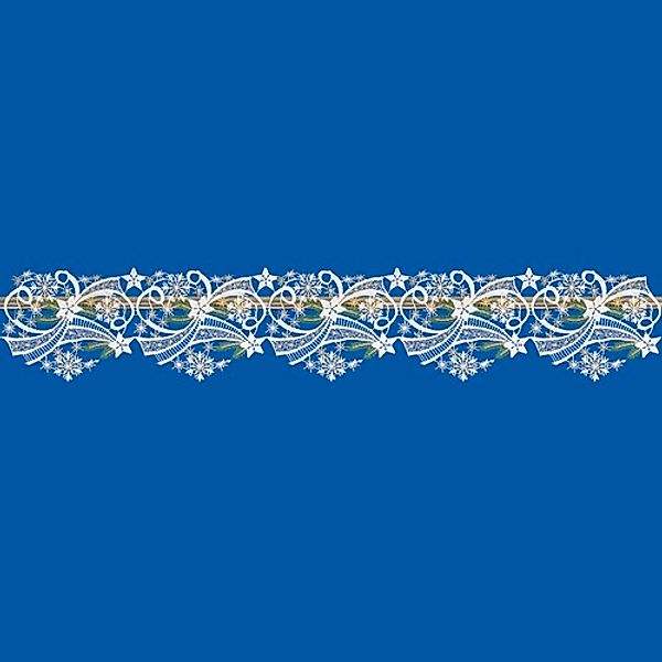 W. Reuter & Sohn - Plauener Spitze® Scheibengardine »Winter«, (1 St.), Made günstig online kaufen