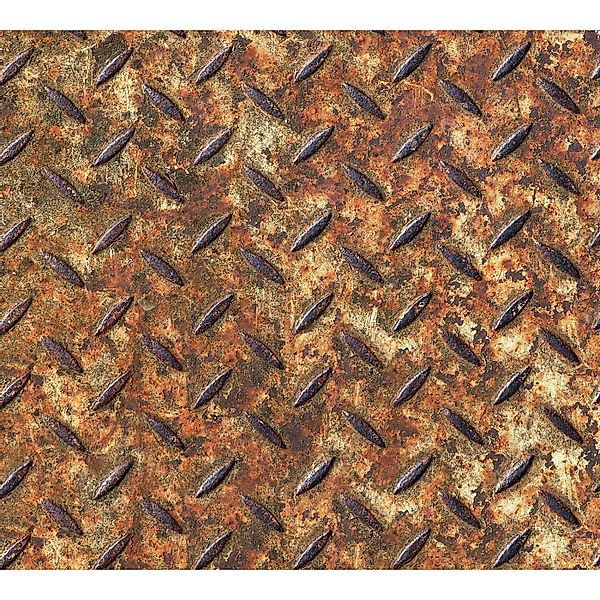 Bricoflor Rost Tapete im Industrial Style Selbstklebendes Tapetenpanel in R günstig online kaufen