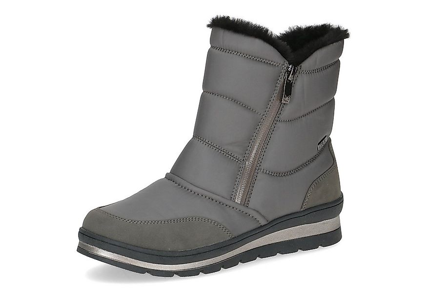Caprice Snowboots, Keilabsatz, Outdoorboots, Kurzstiefel mit Fellimitat am günstig online kaufen