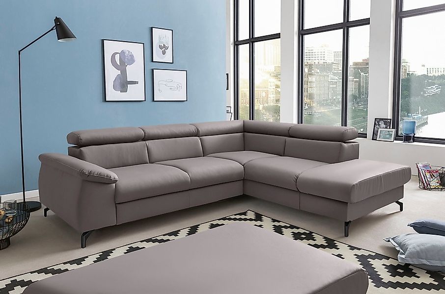 COTTA Polstergarnitur "Komaris L-Form", (Set), Set bestehend aus: Ecksofa m günstig online kaufen