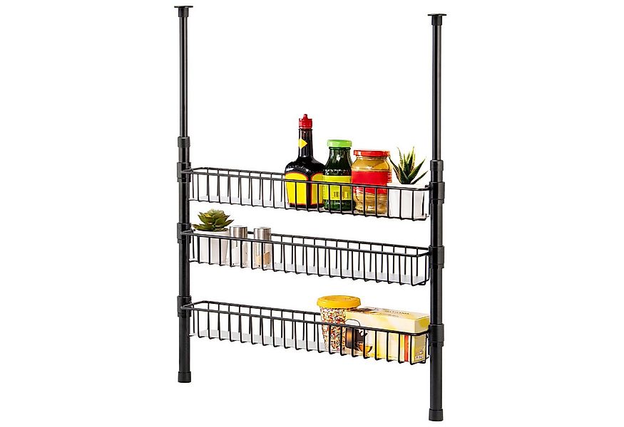 bremermann Küchenregal Teleskop-Gewürzregal, Teleskopregal mit 3 Korbablage günstig online kaufen