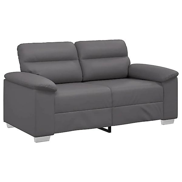 vidaXL 2-Sitzer-Sofa Grau 120 cm Kunstleder 4105334 günstig online kaufen