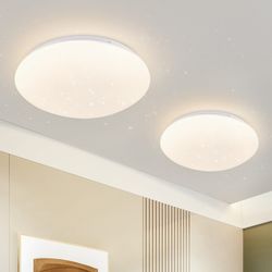 Nettlife LED Deckenleuchte Kinderzimmer Weiß Rund günstig online kaufen