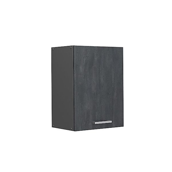 Vicco Hängeschrank R-Line, Schwarz Beton/Anthrazit, 45 günstig online kaufen