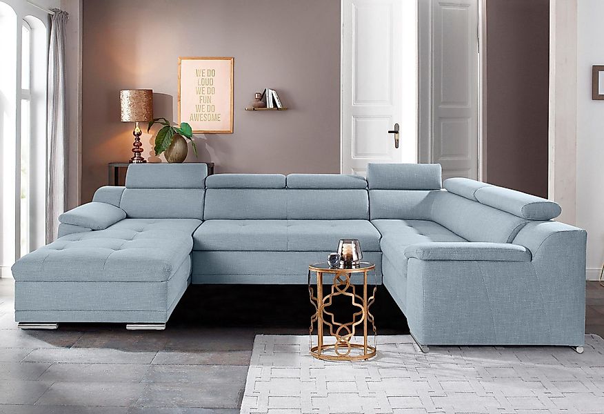 sit&more Wohnlandschaft "Top Andiamo U-Form" mit Kopfteilverstellung, wahlw günstig online kaufen
