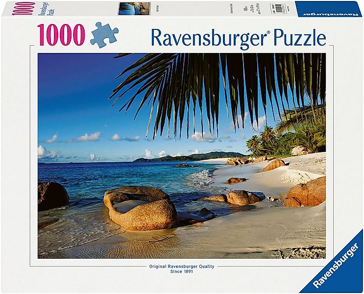 Ravensburger Puzzle Unter Palmen, 1000 Puzzleteile, Made in Germany günstig online kaufen