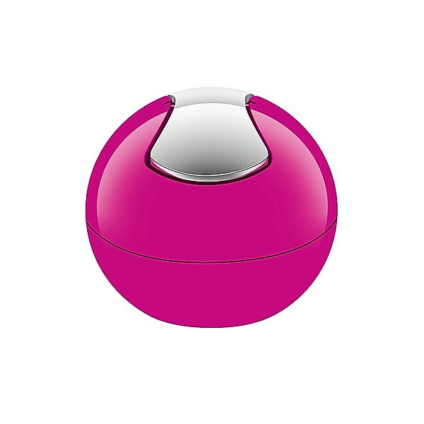 Spirella Abfallbehälter Bowl Kunststoff Shiny Dark Pink günstig online kaufen