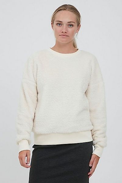 OXMO Rundhalspullover OXAnnica Teddy Pullover mit Rundhalsausschnitt günstig online kaufen