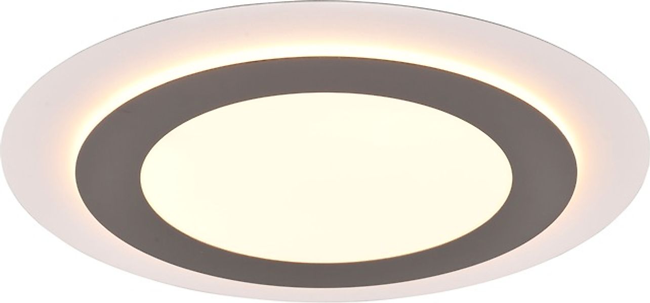 TRIO Leuchten LED Deckenleuchte »MORGAN, runde Deckenlampe Ø 45cm, dimmbar, günstig online kaufen
