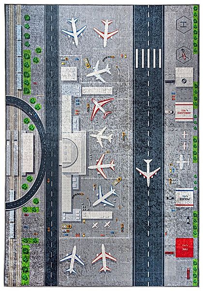 Mazovia Kinderteppich Kinderteppich Straßen Kinderzimmer, 80 x 150 cm, Wasc günstig online kaufen