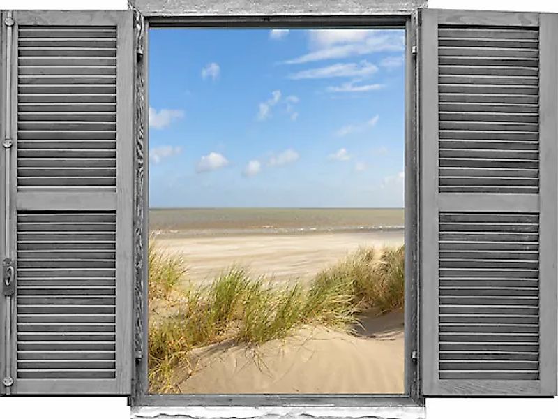 queence Wandtattoo »Düne« Wandsticker, Wandbild, selbstklebend, 3D, Fenster günstig online kaufen