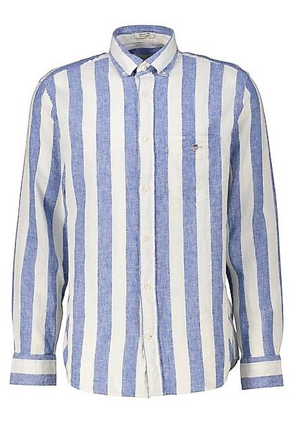 Gant Hemd Streifen Bold Leinen Blau  - Größe XXL günstig online kaufen