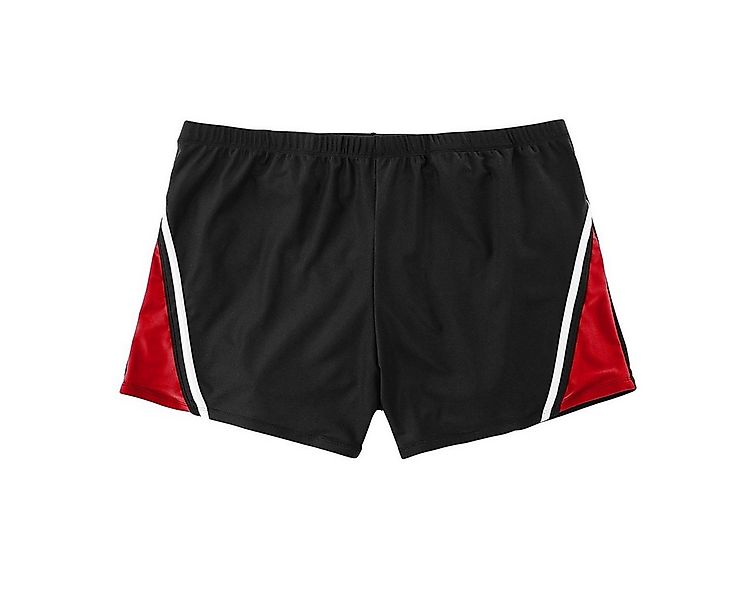 ABRAXAS Badehose Abraxas XXL Kasten-Badehose Moritz schwarz-rot günstig online kaufen