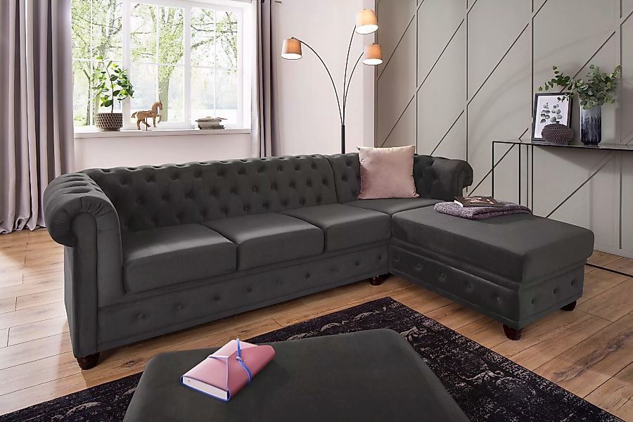 Home affaire Chesterfield-Sofa »New Castle« günstig online kaufen