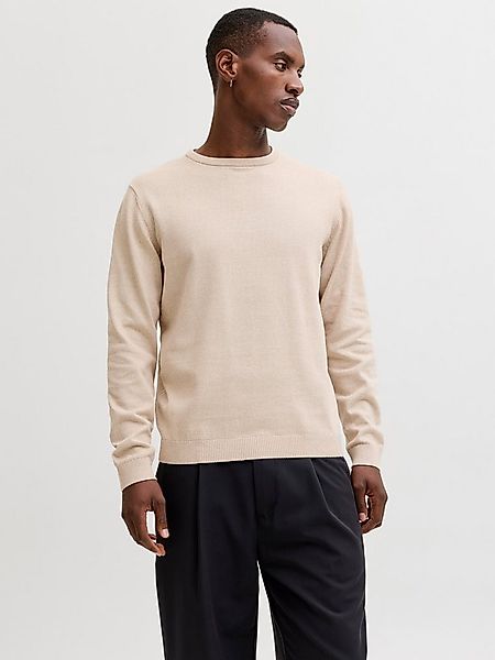 Jack & Jones Rundhalspullover JJEBASIC KNIT CREW NECK NOOS Baumwolle, regul günstig online kaufen