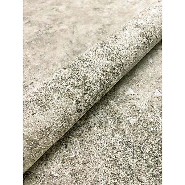 Newroom Vliestapete Saran Warm Grey Rauten Modern FSC® günstig online kaufen