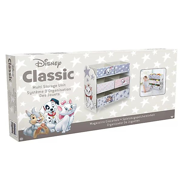Disney Classics - Regal Zur Spielzeugaufbewahrung Mit Sechs Kisten Für Kind günstig online kaufen