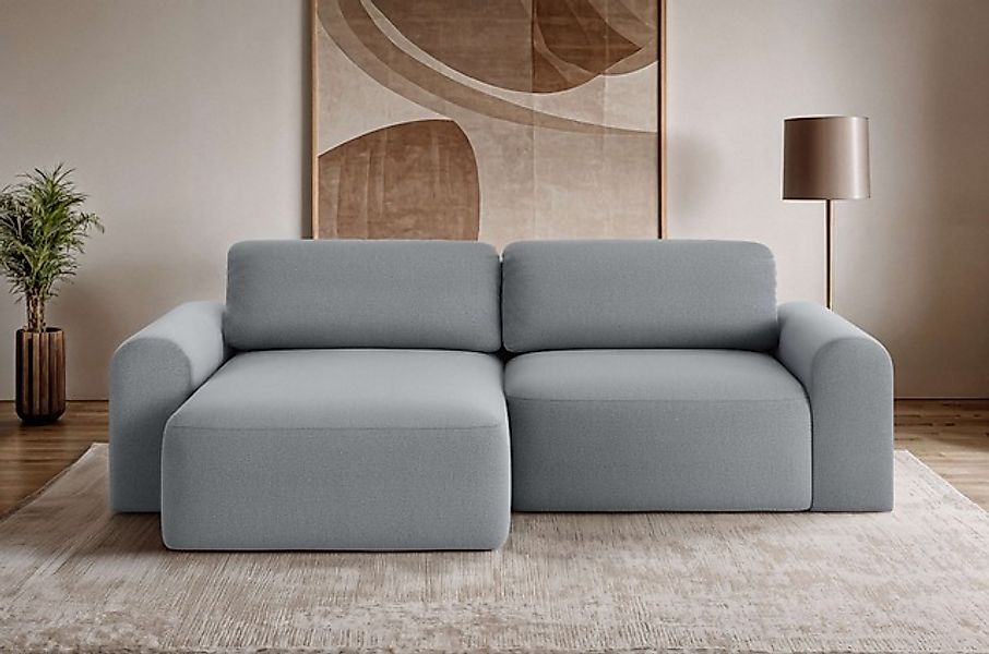 OTTO home Ecksofa »LEOO universell Schlafsofa mit Bettkasten, Maße B/T/H: 2 günstig online kaufen