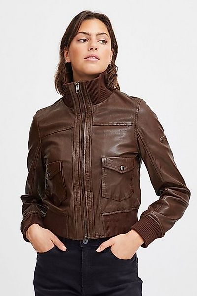 OXMO Lederjacke OXDenny Jacket Modische Jacke im Piloten-Stil günstig online kaufen