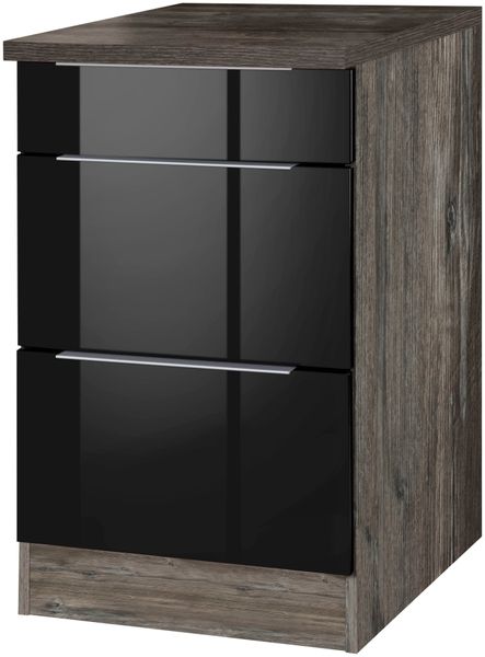 KOCHSTATION Unterschrank "KS-Brindisi" 50 cm breit, inklusive 2 großer Ausz günstig online kaufen