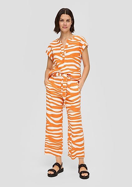 s.Oliver 7/8-Hose Culotte aus Leinenmix Gummizug günstig online kaufen
