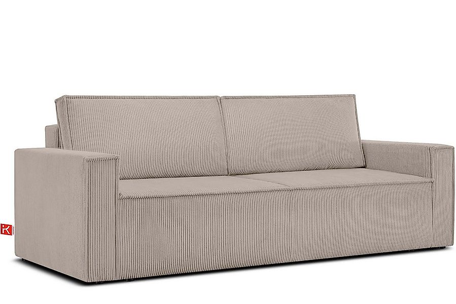 KONSIMO® 3-Sitzer NAPI Sofa mit Schlaffunktion & massivem Gestell, hergeste günstig online kaufen