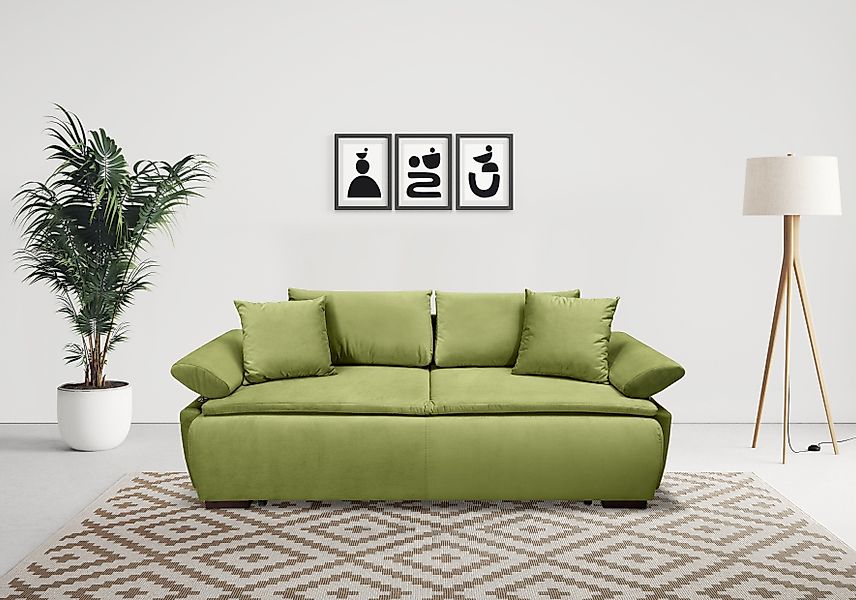 INOSIGN Schlafsofa Romeo, mit Boxspringaufbau, Bettfunktion günstig online kaufen