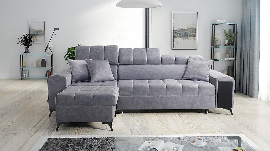 Best for Home Ecksofa GREG I MAXI mit Schlaffunktion und zwei Bettzeugbehäl günstig online kaufen