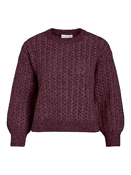 Vila Strickpullover Weich gestrickt, lässig geschnitten, stylisch (1-tlg) V günstig online kaufen
