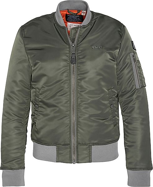 Schott NYC Bomberjacke mit zusätzlichen Armtaschen günstig online kaufen